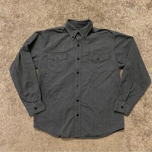 Roper Men's Casual Button Down Shirt - Dark Gray